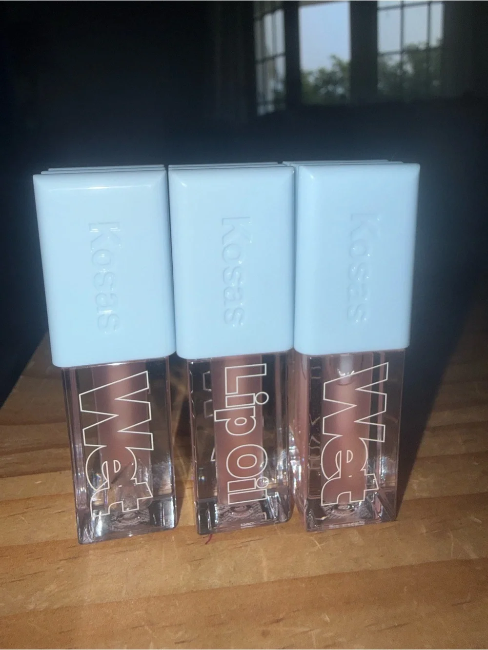 Kosas Wet Lip Oil-shade- Jellyfish-3pc
